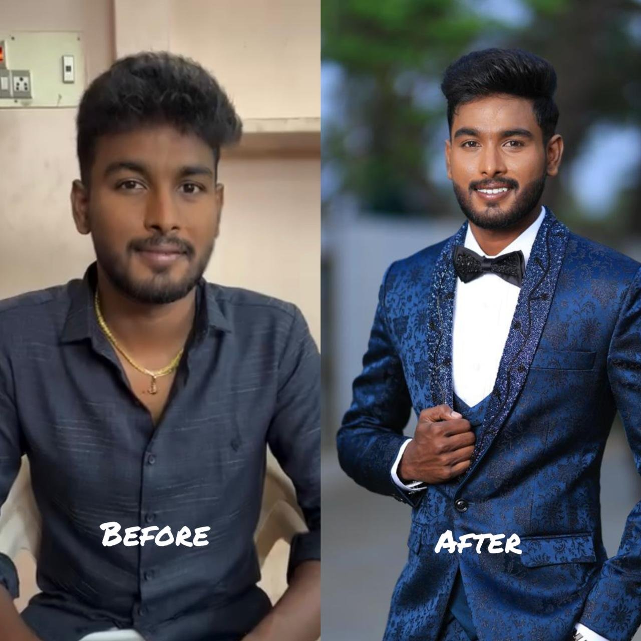 Groom Makeup Before After Chennai